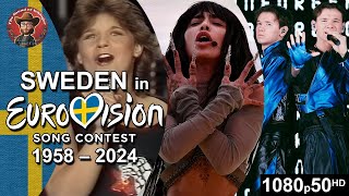 Sweden 🇸🇪 in Eurovision Song Contest (1958-2024) by SchlagerLucas 13,378 views 7 days ago 25 minutes