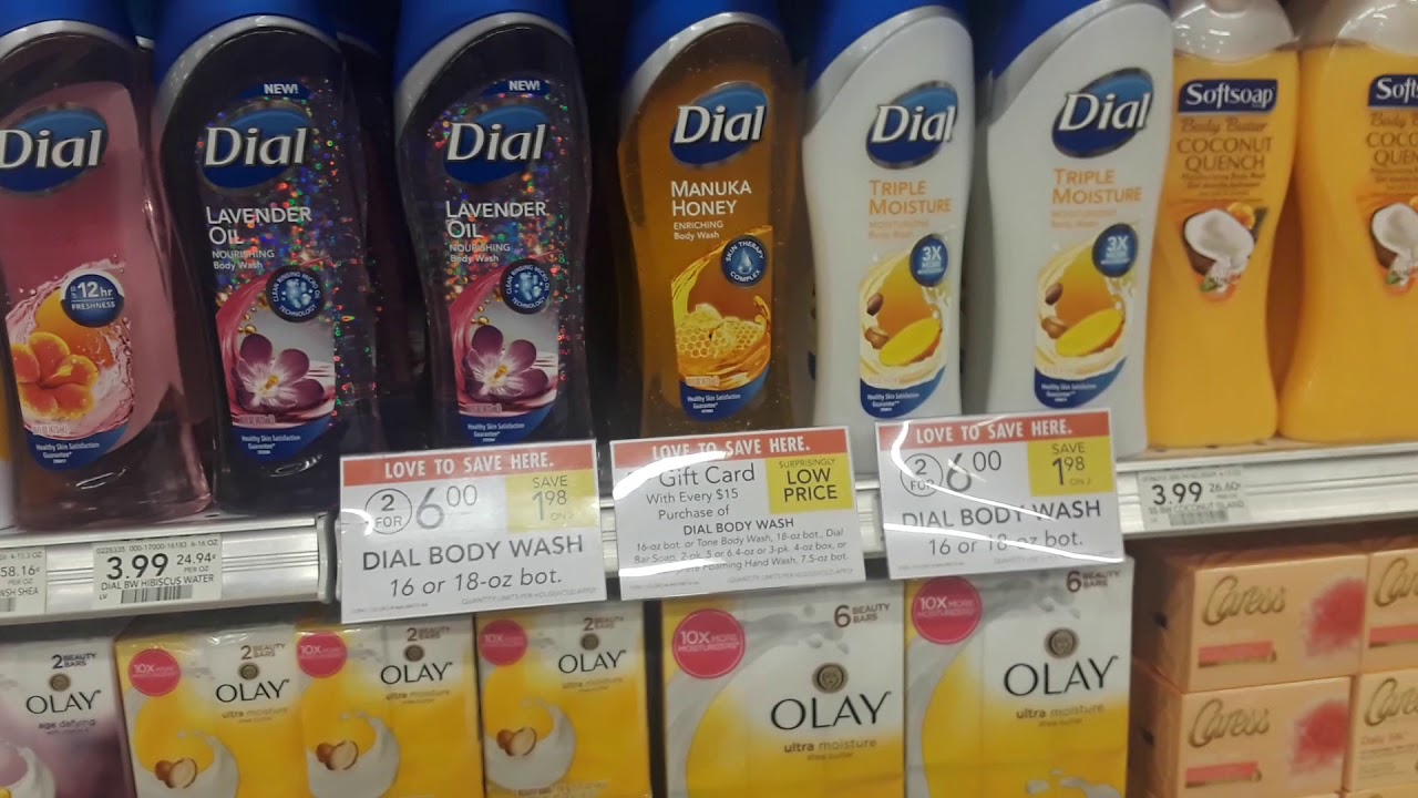 Dial and Tone Body Wash and Dial Complete Hand Soap 88¢ each at Publix