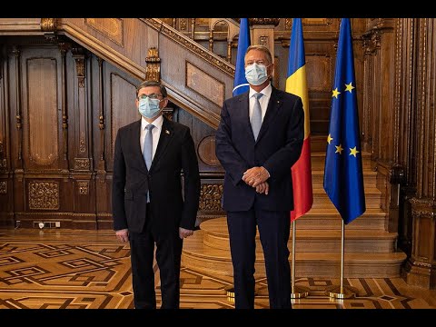 Întrevederea Președintelui Parlamentului, Igor Grosu, cu Președintele României, Klaus Iohannis