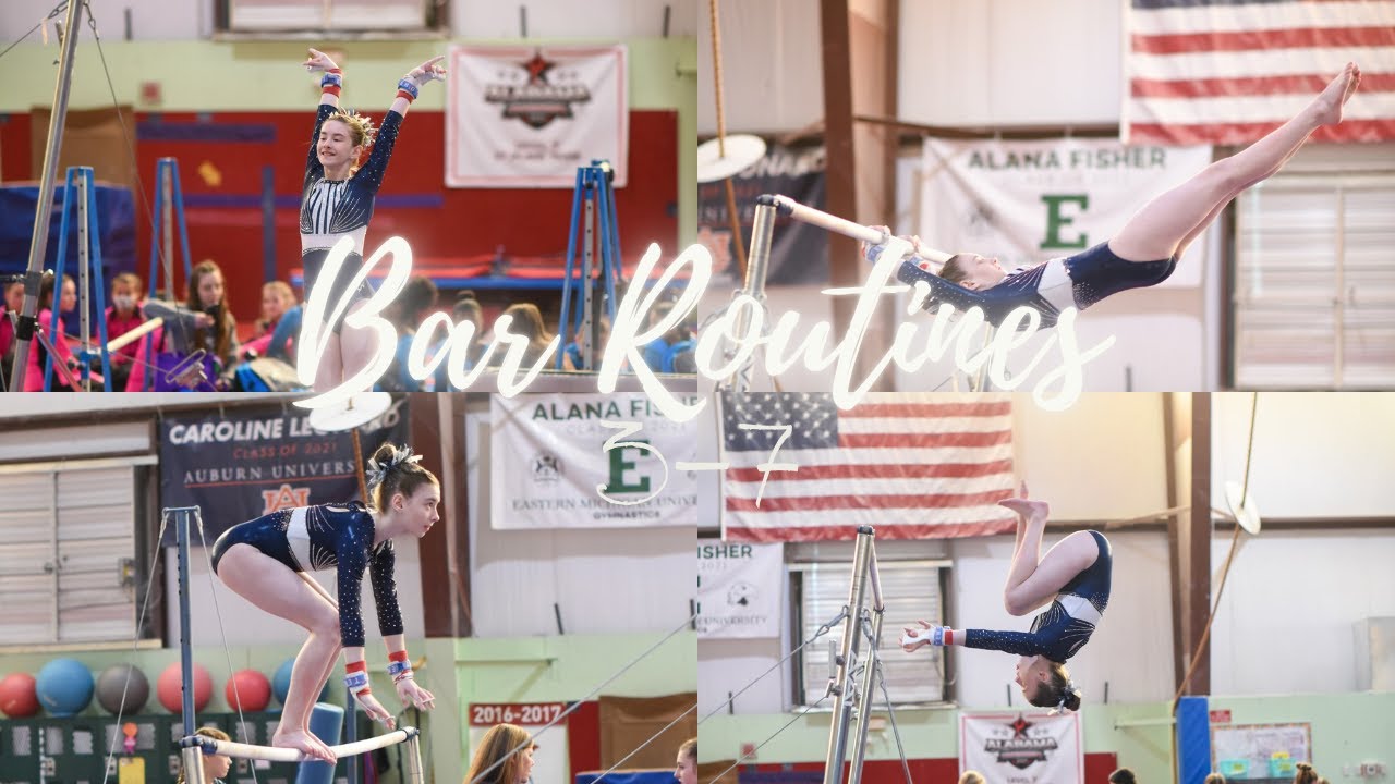 Bar Routines of Every Level I've Competed (Part One) - YouTube
