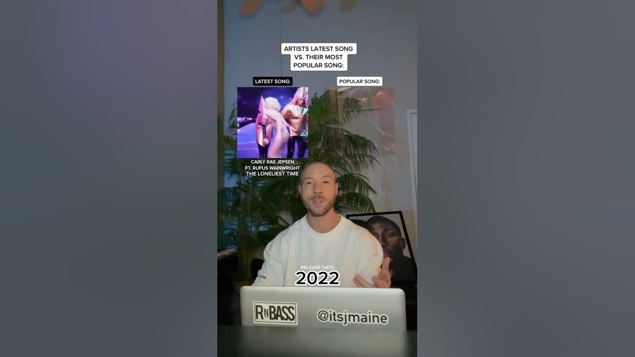 Artists Latest Song Vs. Their Most Popular Song: Carly Rae Jepsen #shorts #carlyraejepsen #trending