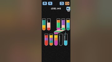 Water Color Sort Level 643 WalkThrough Solution Gameplay