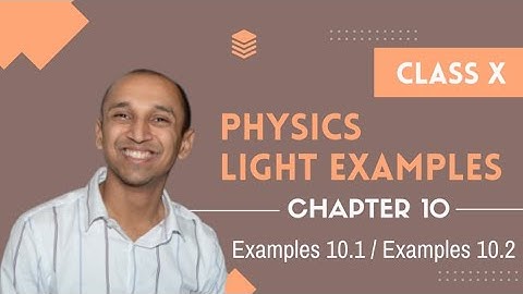 Class 10 Physics Light Examples | Example 9.1 | Example 9.2