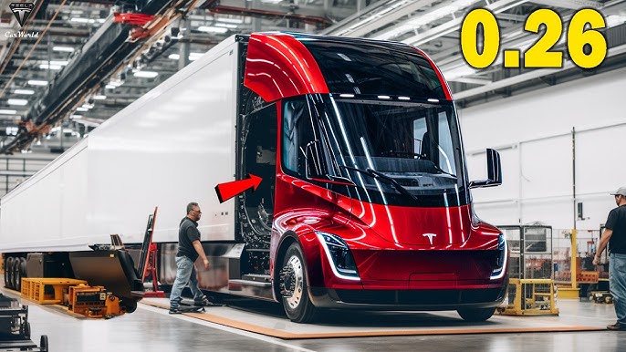Tesla Semi 2025 Upgrade! Elon Musk LEAKED Mass Produce 50K, 20.000 lbs Real  Weight & 4680 Battery - YouTube