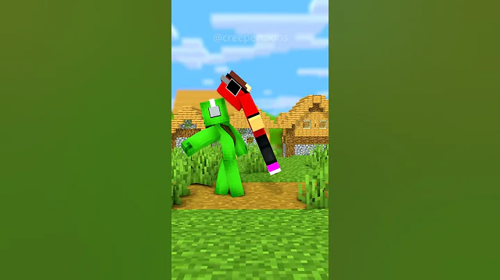 JJ vs Mikey or not? - Maizen Minecraft #minecraft #minecraftanimation #animation #funny