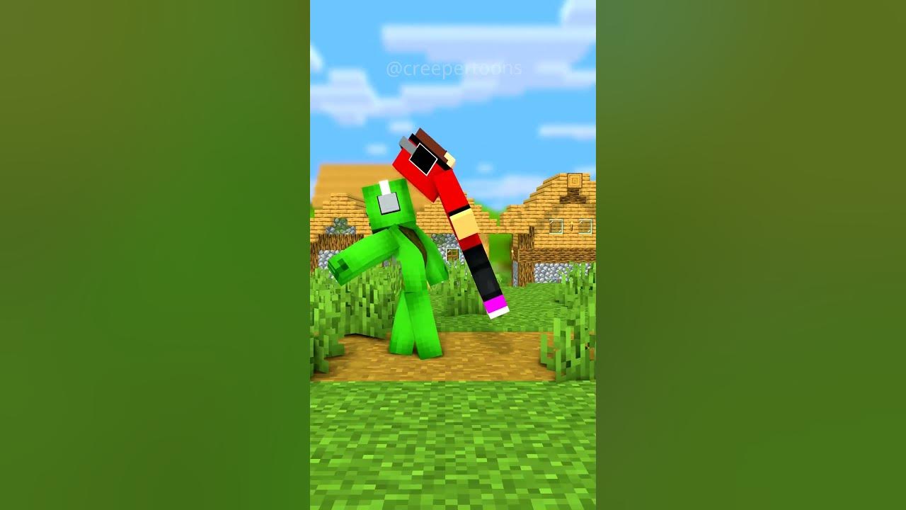 JJ vs Mikey or not? - Maizen Minecraft #minecraft #minecraftanimation #animation #funny