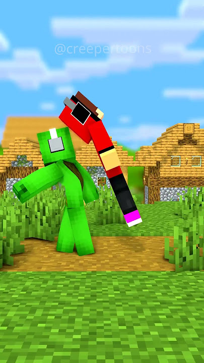 JJ vs Mikey or not? - Maizen Minecraft #minecraft #minecraftanimation #animation #funny