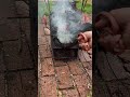 موقد مذهل يمكن أن يحرق الدخان في النار موقد خشبي الخارج موقد الطبخ 
