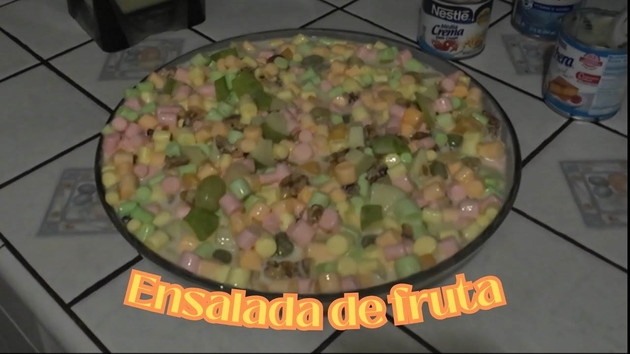 Como Hacer: Ensalada de fruta