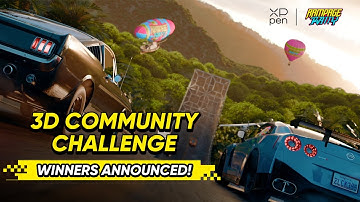 XPPen x Rampage Rally 3D Community Challenge Winners Announcement