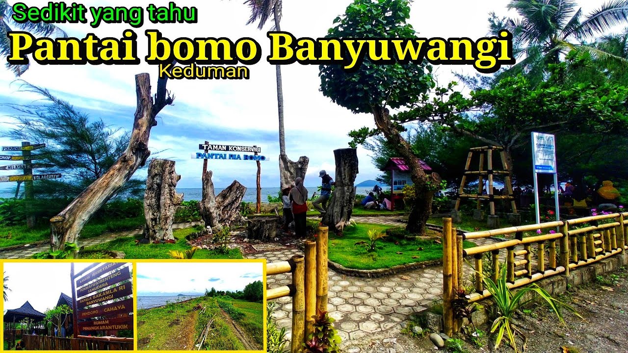 Pantai bomo wisata terbaru di Banyuwangi 2022