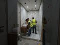 Time-Lapse | Small Space Big Luxury Tiny Guest Bathroom #beforeandafter #TinyBathroom  #timelapse