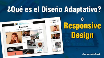 ¿Qué es el diseño adaptativo o responsive de un sitio web?