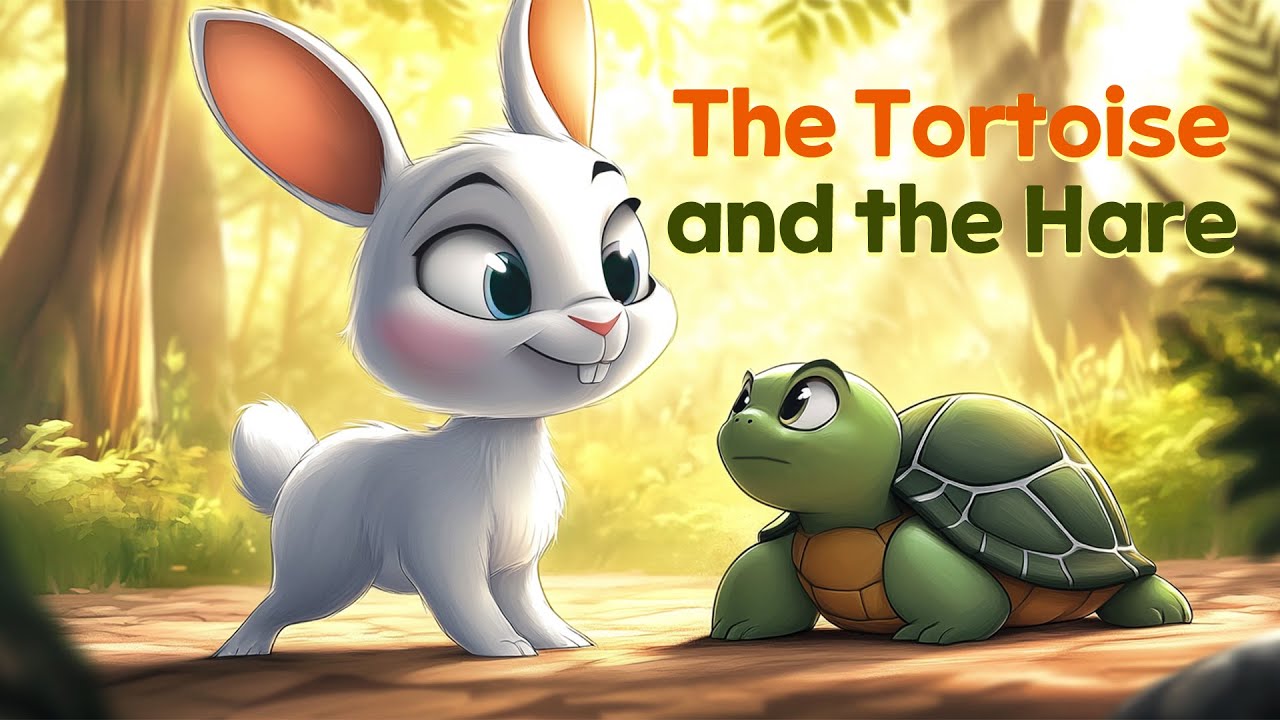 The Tortoise and the Hare : A Fun Fairy Tale for Kids - YouTube