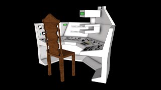 Evil of the Daleks Computer Console - 3d Model and Print
