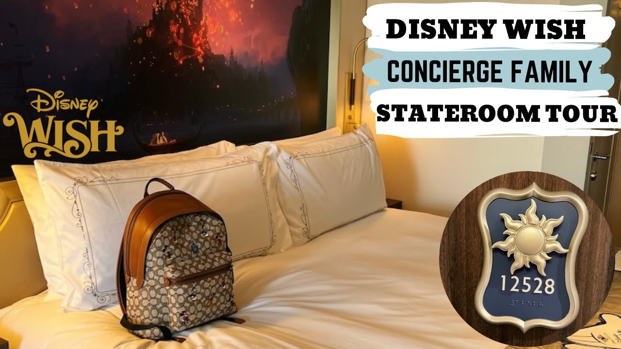 DISNEY WISH CONCIERGE FAMILY OCEANVIEW WITH VERANDAH STATEROOM 12528