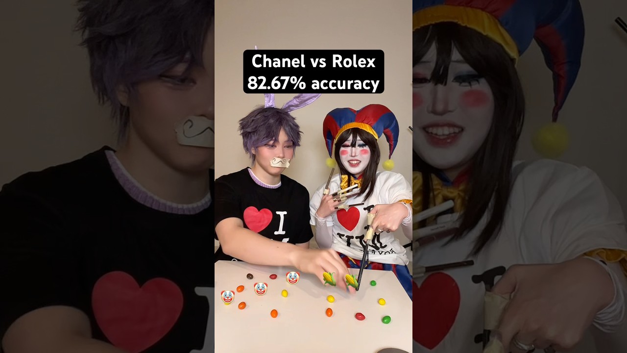CHANEL vs ROLEX CHALLENGE #theamazingdigitalcircus #cosplay #challenge #pomni #jax #skit #tadc
