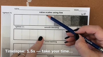 ★Value Scale Worksheet: Smooth Blending Part 1★