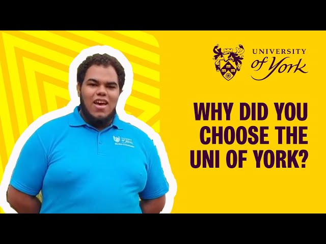 We asked some of our current currents - why did you choose York?