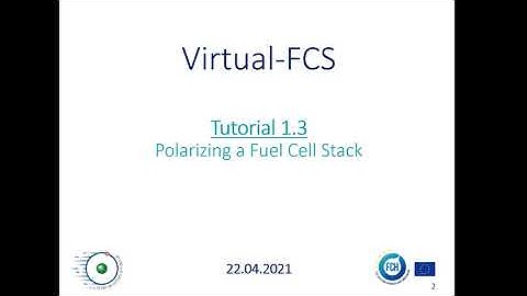 Virtual-FCS Tutorial 1.3 - Polarization of a Fuel Cell Stack