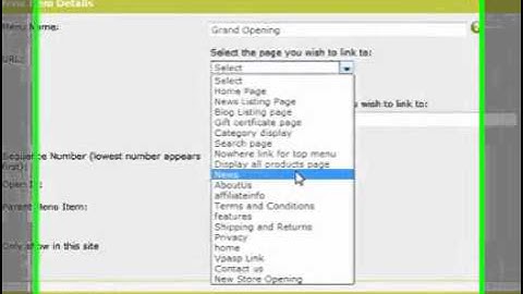 Video Tutorial - How to add a new menu item  in VPASP 7.0