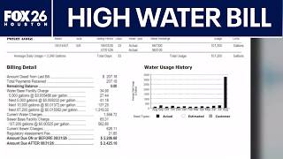 Aqua Texas customer sees water bill for over $2,000