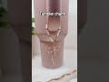 Aesthetic tumbler or bottle charm make ur tumbler look attractive #handmade#like#subscribe