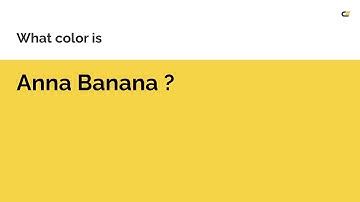 Anna Banana color #f5d547 hex Cool Yellow color f5d547