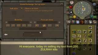 Loot from 250 Zulrah kills