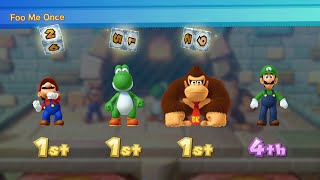 Mario Party 10 - Mario vs Luigi vs Yoshi vs Donkey Kong - Haunted Trail