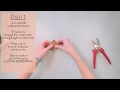 DIY Floral Hair Comb by Flower Moxie  ~SUPER FAST TUTORIAL