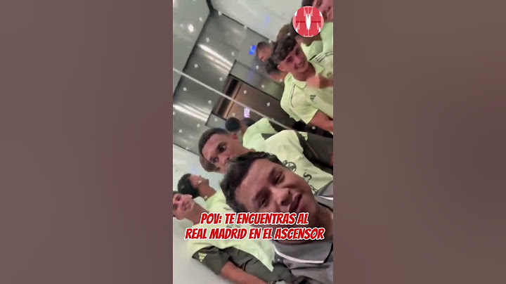 Aficionado hondureño que se encontró con el Real Madrid en el ascensor de su hotel I MARCA