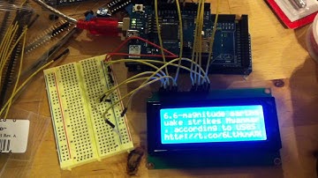 Arduino WiFi with LCD and Top News Twitter Client