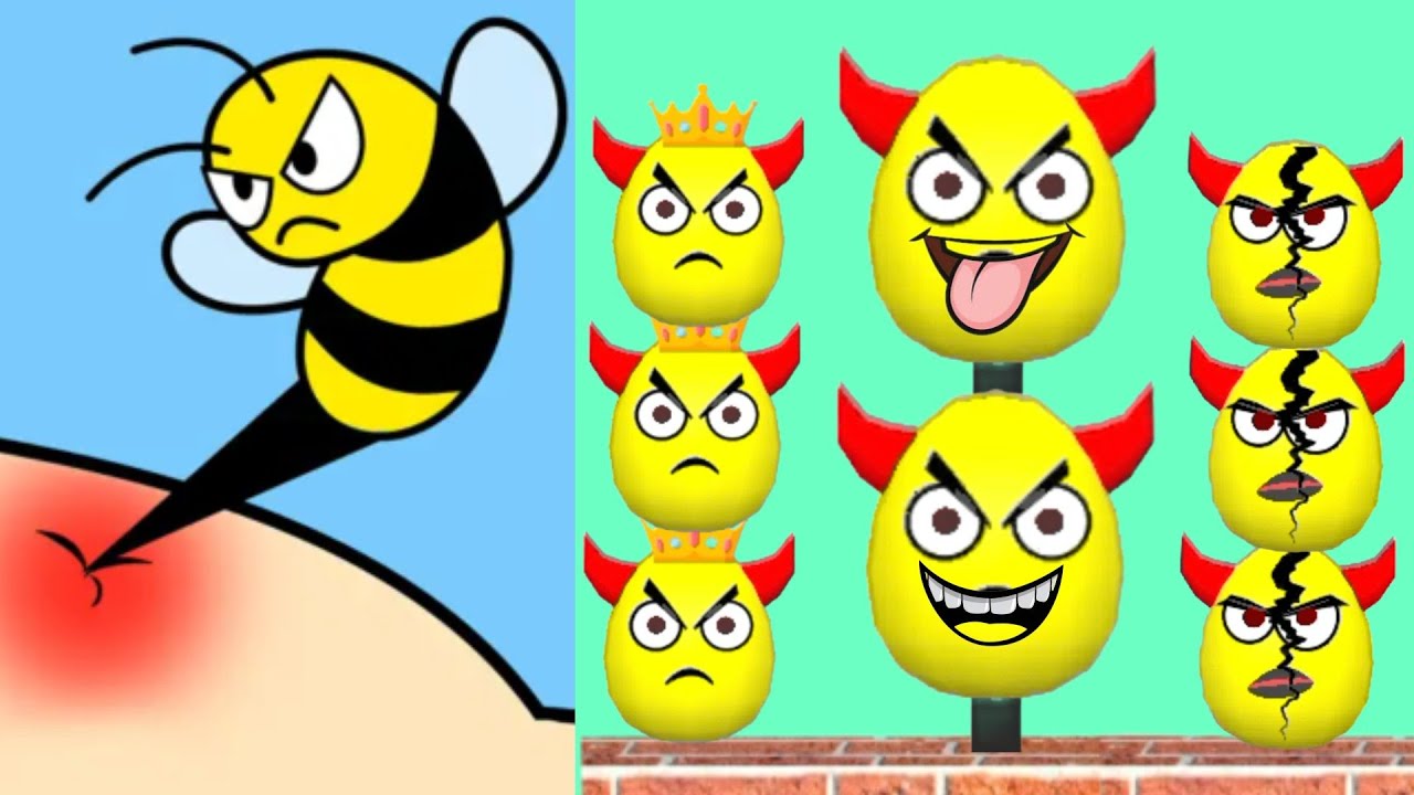 Mobile Games DRAW HERO (Draw To Smash) vs HELP MONSTER 3 TRICKY PUZZLE, Interesting Videos,Part