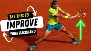 How To Hit The Perfect Open Stance Backhand in Tennis 🎾