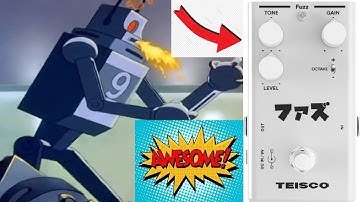 Teisco Fuzz Pedal Demo - "Fuzzboy" Music Video by The Atomic Dinosaurs