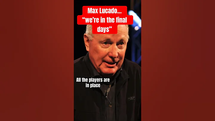 MAX LUCADO: Israel & End Time Prophecies Now 🙏 #Christian #maxlucado #endtimes #Israel #war #Bible