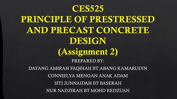 CES525 Principle of Prestressed and Precast Concrete Design (Assignment 2)
