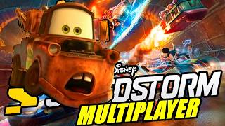 Let's Play MULTIPLAYER RACING "MATER is on fire!" DISNEY SPEEDSTORM [PS5] Racing Game