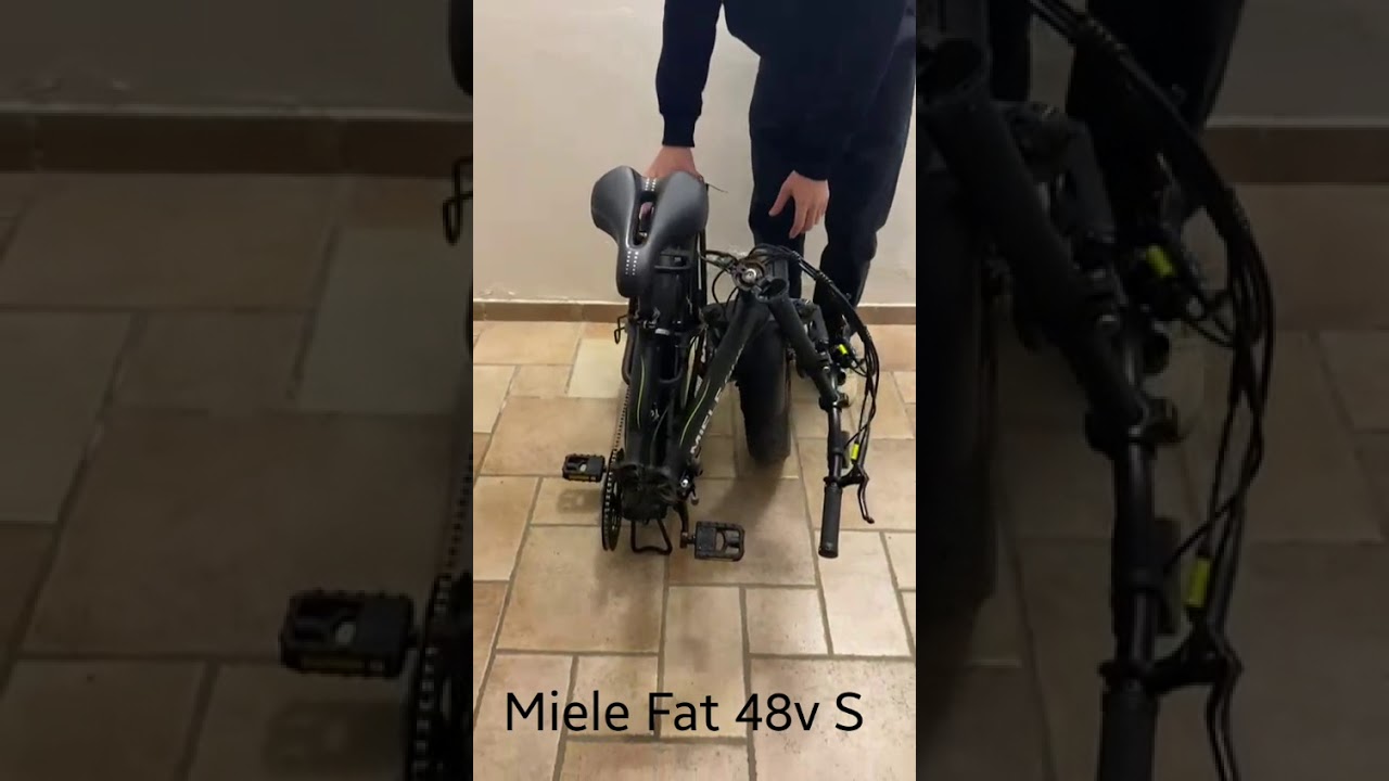 Bici Elettrica Pieghevole Miele - YouTube