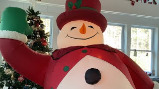 [REVIEW] Gemmy 2003 8ft Airblown Inflatable Red Vest Snowman