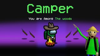 🌳 Among Us New CAMPER ROLE? | New Camper Role Among The Woods Fangame Gameplay 🍂