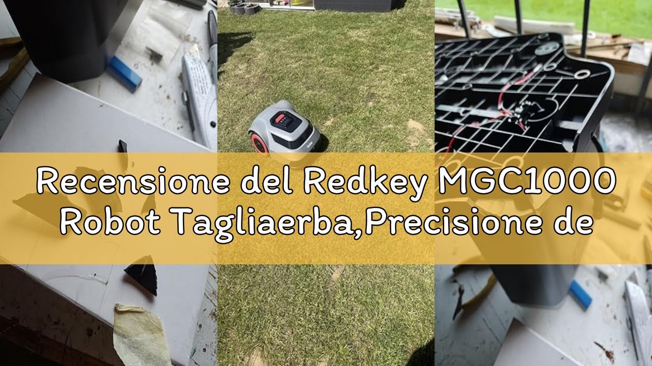 Recensione del Redkey MGC1000 Robot Tagliaerba,Precisione decimetrica C-TOF,Rilevamento delle Rottur