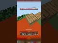 Minecraft lava rises challenge #shorts #minecraft