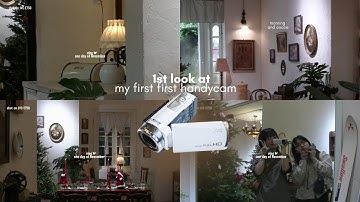 Có nên mua 1 chiếc handycam cổ? Tui trải nghiệm để bạn không "FOMO" | my 1st vlog shot-on handycam