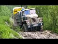 Des camions sovitiques lgendaires au travail kraz ural zil et toutterrain lourd