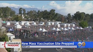 Cal State LA Mass COVID Vaccination Site To Open Tuesday