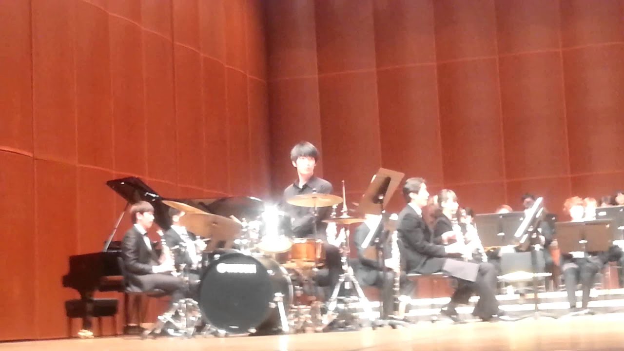 concerto for drum set and wind orchestra 드럼협주곡 YouTube