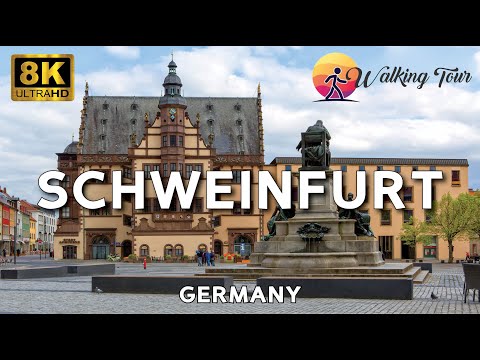 Schweinfurt Germany Walking Tour 🇩🇪 | Walking in Schweinfurt | Travel Video | Europe Travel