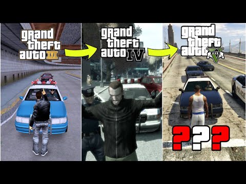 НАСКОЛЬКО РЕАЛИСТИЧНЫ ИГРЫ GTA ? ЭВОЛЮЦИЯ (2001-2022)